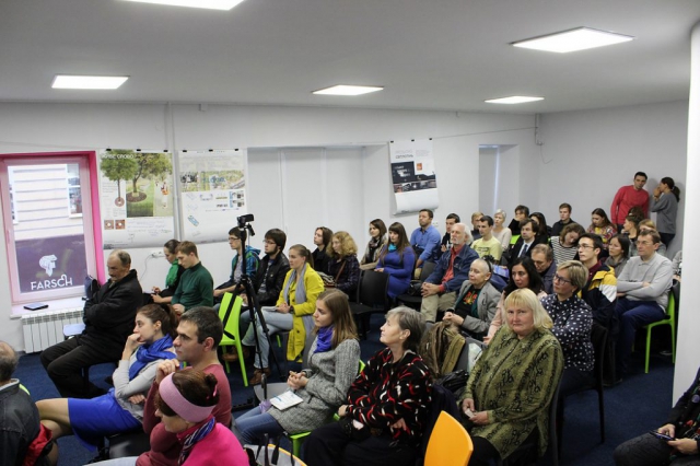Дискусія «Нові контексти старих ідей: про націоналізми в Україні та Європі» За участі: Олександра Зайцева, Михайла Мінакова, Василя Расевича, Сергія Наумова. Модератор – Володимир Склокін