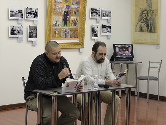 02.11.2014 "Донецьке барокко". Читання та зустріч із читачами Володимира Рафєєнка. Модерує Юрій Володарський.