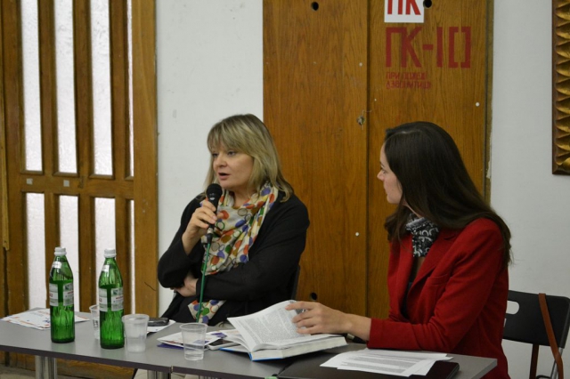 Літературна зустріч із Оленою Стяжкіною (Донецьк).