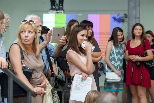 Відкриття виставки у ЄрміловЦентрі за результатами художньої резиденції галицьких митців «Коло спілкування»